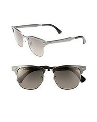 Ray-Ban Clubmaster 51mm Polarized Sunglasses Grey One Size