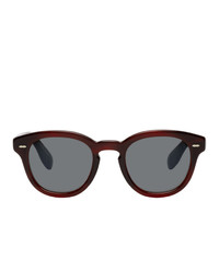 Oliver Peoples Red Grant Estate Edition Carry Grant Sunglasses