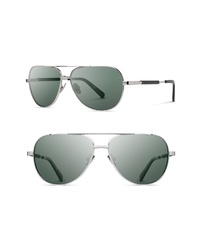 Shwood Redmond 58mm Titanium Wood Sunglasses