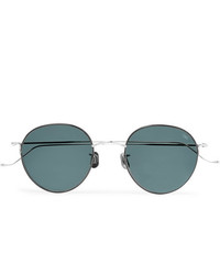 Eyevan 7285 Round Frame Silver Tone Sunglasses