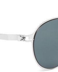Mykita Round Frame Stainless Steel Sunglasses