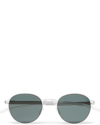 Mykita Round Frame Stainless Steel Sunglasses