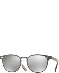 Oliver Peoples Sheldrake 54 Metal Sunglasses Gray