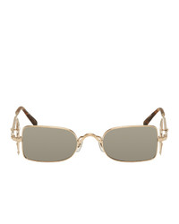 Matsuda Silver And Gold Titanium 10611h Sunglasses