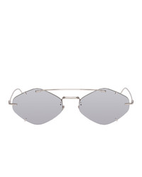 Dior Homme Silver And Grey Diorinclusion Sunglasses