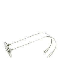 McQ Alexander McQueen Silver Chain Cable Tip Sunglasses