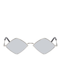 Saint Laurent Silver Diamond Sl 302 Sunglasses