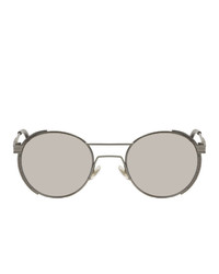 Han Kjobenhavn Silver Green Outdoor Sunglasses