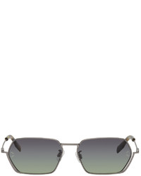 McQ Silver Metal Sunglasses