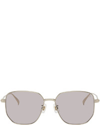 Dunhill Silver Purple Square Sunglasses
