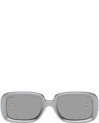 Doublet Silver Rectangular Sunglasses