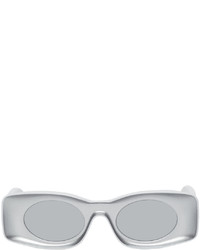 Loewe Silver White Paulas Ibiza Square Sunglasses