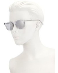 Saint Laurent Sl 28 49mm Mirrored Square Sunglasses