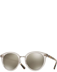 Oliver Peoples Spelman Square Floating Lens Sunglasses Gray