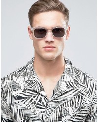 Asos Square Sunglasses With Clear Frame