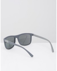 Emporio Armani Square Sunglasses With Side Detail