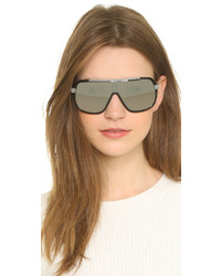 Marc Jacobs Sunglasses Flat Top Mirrored Sunglasses