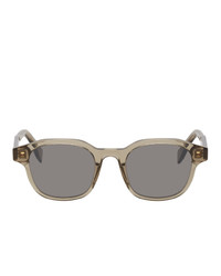 Fendi Taupe Square Sunglasses