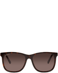 Gucci Tortoiseshell Classic Wayfarer Sunglasses