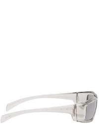 Rick Owens Transparent Silver Rick Sunglasses