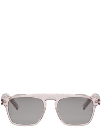 Saint Laurent Transparent Sl 158 Sunglasses