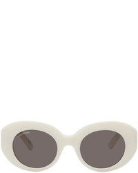 Balenciaga White Dynasty Sunglasses