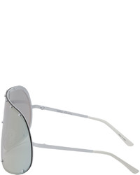 Rick Owens White Mask Sunglasses