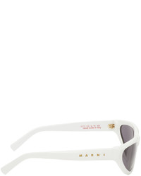 Marni White Mavericks Sunglasses