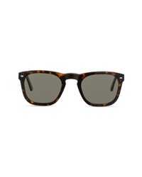 CHRISTOPHER CLOOS X Tom Brady 49mm Polarized Square Sunglasses In Espressoblack At Nordstrom