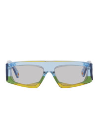 Jacquemus Yellow And Blue Les Lunettes Yauco Sunglasses