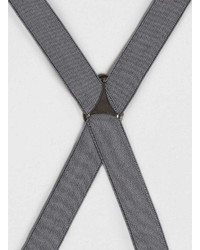Topman Grey Skinny Suspenders