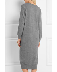 Tomas Maier Cashmere Sweater Dress Gray
