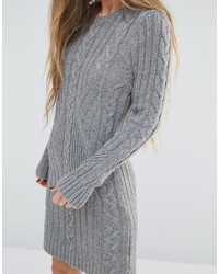 Moon River Long Sleeve Sweater Dress