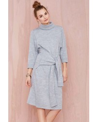 Nasty Gal Factory Knot Me Sweater Dress