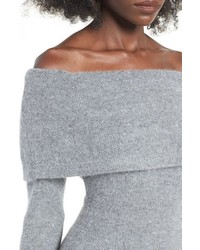 J.o.a. Off The Shoulder Sweater Dress