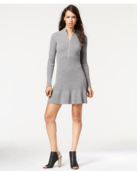 Rachel Rachel Roy Ruffled Half Zip Sweater Dress