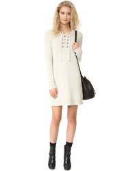 Madewell Sweater Lace Up Dress