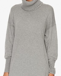 Apiece Apart Turtleneck Sweater Dress Grey