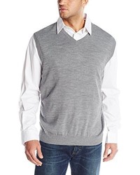 Cutter & Buck Big And Tall Douglas V Neck Sweater Vest
