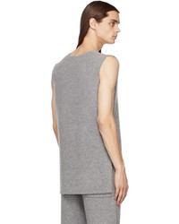 Tanaka Grey Wool Comfy Vest