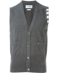 Thom Browne Sleeveless Buttoned Cardigan