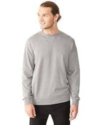 Alternative Light French Terry Quilted Crew Neck Sweatshirt