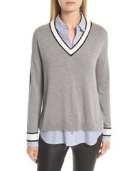 Joie Belva Layered Look Sweater