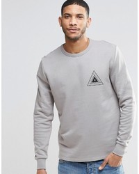 Asos Brand Sweatshirt With Chest Back Print
