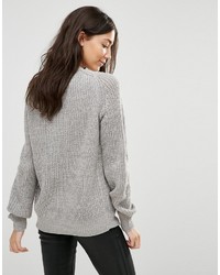 Brave Soul Cross Front Sweater