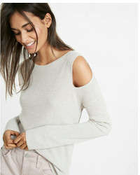 Express Cold Shoulder Pullover Sweater