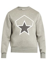 Moncler Embossed Star Neoprene Sweatshirt