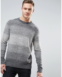 Jack and Jones Jack Jones Originals Knitted Sweater With Mixed Yarn Detail