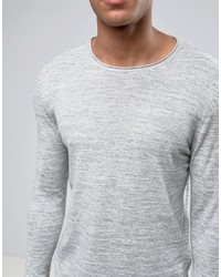 Celio Knitted Sweater With Roll Hem Detail