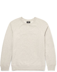 A.P.C. Loopback Cotton Jersey Sweatshirt